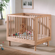 The Forrest Baby Playpen 95 x 75cm in Oak features 3 height adjustable base and high quality European oak, a safe, stylish and durable design