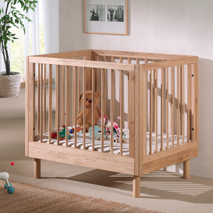The Forrest Baby Playpen 95 x 75cm in Oak features 3 height adjustable base and high quality European oak, a safe, stylish and durable design