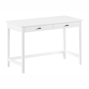 Stylish and functional, the Forrest Beech Kids Desk in White offers a spacious worktop, 2 drawers and rustic charm in a high quality European beech