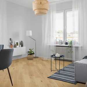 The Whisper Oak Engineered Flooring - 14mm features warm tones, brushed matt lacquer, multi-layer stability and easy installation for any interior