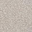 Textured beige carpet sample with 'French White' label