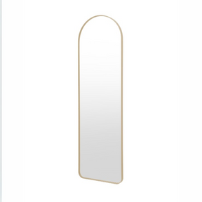 Add elegance with the Gallery Holworth Arch Mirror in Gold featuring a timeless arch design, gold frame, and versatile style.