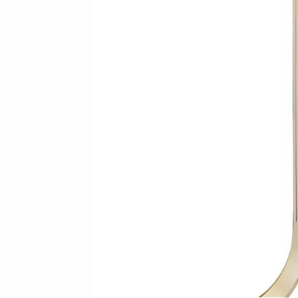 The Gallery Holworth Leaner Mirror - Gold offers full-length mirror with sleek gold frame, adding elegance and space to any room
