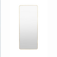 The Gallery Holworth Leaner Mirror - Gold offers full-length mirror with sleek gold frame, adding elegance and space to any room