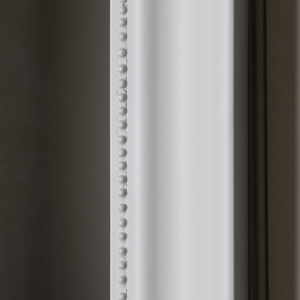 The Gallery Sherwood Large Rectangle Mirror in Stone adds light and depth with its classic frame and durable design.