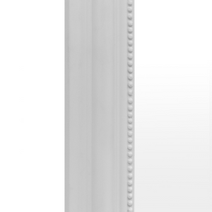 The Gallery Sherwood Large Rectangle Mirror in Stone adds light and depth with its classic frame and durable design.