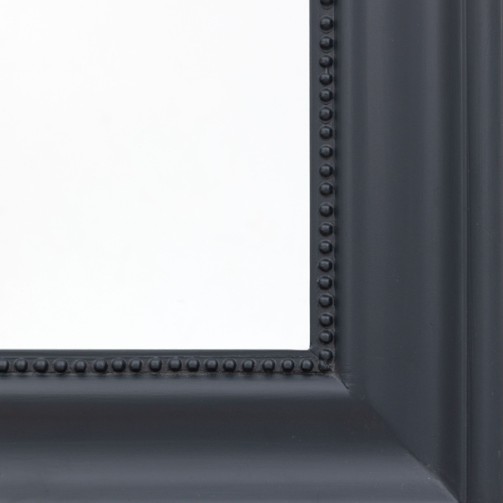 The Gallery Sherwood Rectangle Mirror in Lead features a classic design, lead finish and durable frame.