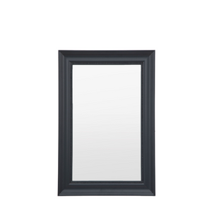 The Gallery Sherwood Rectangle Mirror in Lead features a classic design, lead finish and durable frame.