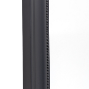 The Gallery Sherwood Rectangle Mirror in Lead features a classic design, lead finish and durable frame.