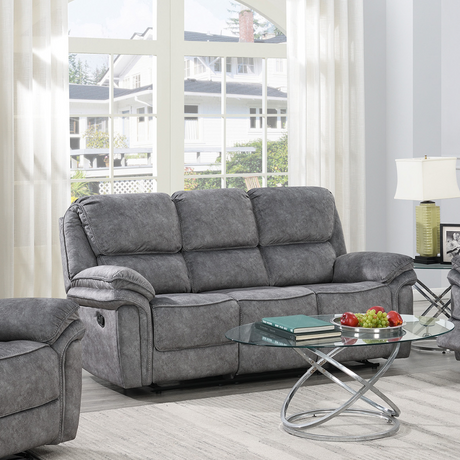 Relax in style with the Glendale Recliner Sofa in Dark grey featuring plush comfort, smooth recline and a sleek finish for the perfect living room upgrade