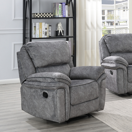 Relax in style with the Glendale Recliner Sofa in Dark grey featuring plush comfort, smooth recline and a sleek finish for the perfect living room upgrade