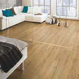 The Gold Apollo Oak Laminate Flooring - 8mm features rustic warmth, AC4 durability, antibacterial protection and easy 1Click 2 Go installation