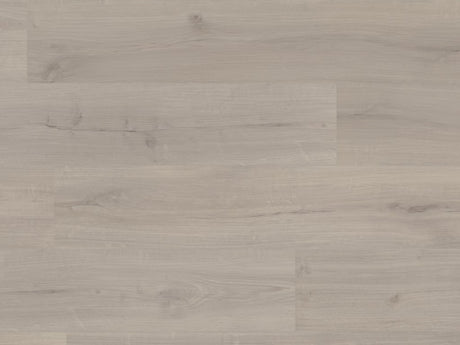 The Greywood Oak Vinyl & SPC - 4mm features waterproof, 20-year guarantee, Lignum Core durability, underfloor heating compatible, wear rating 0.55, comfortable with sound reduction.