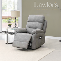 Light Grey recliner armchair in a living room setting