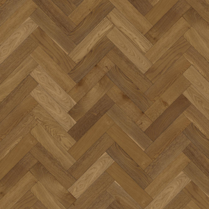 The Harvest Oak Herringbone Engineered Flooring - 15mm features rich grain, durable multi layer construction and easy installation