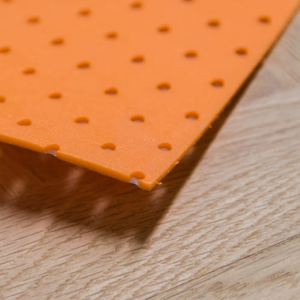 Heat Master 2mm Flooring Underlay (10m²) enhances heat transfer reduces noise & resists moisture, ideal for wood & laminate floors