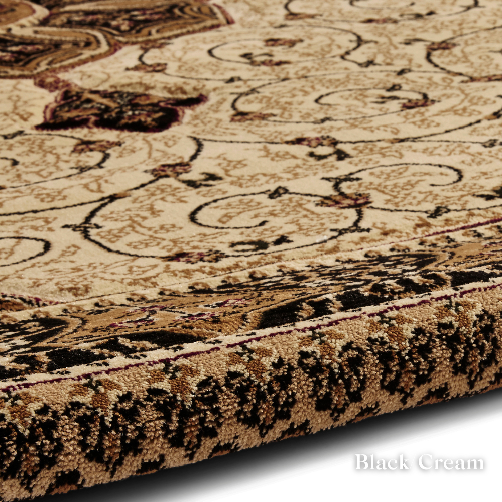 Redefine your style look with the Heritage Traditional Machine Made Rugs Range featuring high density weave, hand carved detail and smooth polyester pile.