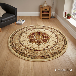 Redefine your style look with the Heritage Traditional Machine Made Rugs Range featuring high density weave, hand carved detail and smooth polyester pile.