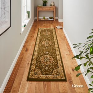 Redefine your style look with the Heritage Traditional Machine Made Rugs Range featuring high density weave, hand carved detail and smooth polyester pile.