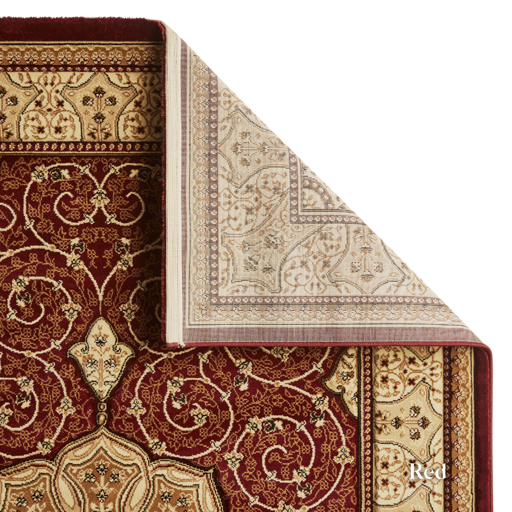 Redefine your style look with the Heritage Traditional Machine Made Rugs Range featuring high density weave, hand carved detail and smooth polyester pile.