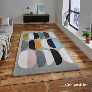 Hand Tufted in India, the Inaluxe Modern Wool Rugs offer bold design, thick 3000 g/m2 pile and premium wool construction for luxurious, heavyweight feel.