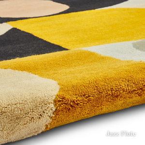 Hand Tufted in India, the Inaluxe Modern Wool Rugs offer bold design, thick 3000 g/m2 pile and premium wool construction for luxurious, heavyweight feel.