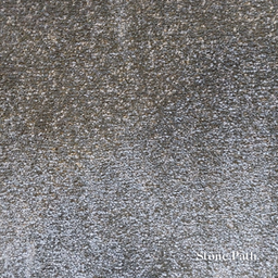 Close-up of a textured stone path with 'Stone Path' branding.