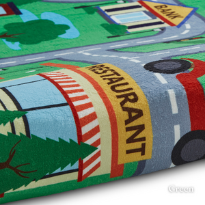 Introduce entertainment to your kids with the Inspire Kids Collection Printed Polyester Rugs featuring joyful digitally printed rugs made of soft polyester.