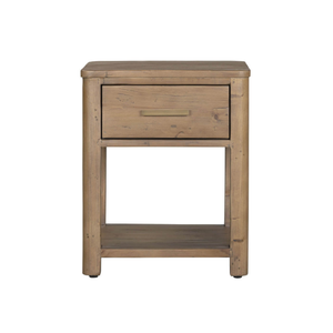 Iona Bedside Table - Cashew