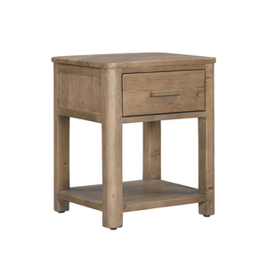 Iona Bedside Table - Cashew