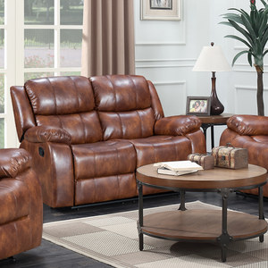 Add some style with the Jasper Recliner Sofa in Tan featuring plush cushioning, smooth recline and timeless design make it perfect for any living space