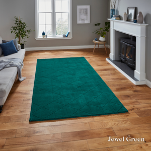 The Kasbah Modern Hand Tufted Wool Rugs offers luxurious wool, a thick pile and bold colours, making them a stylish and durable choice for modern interiors.