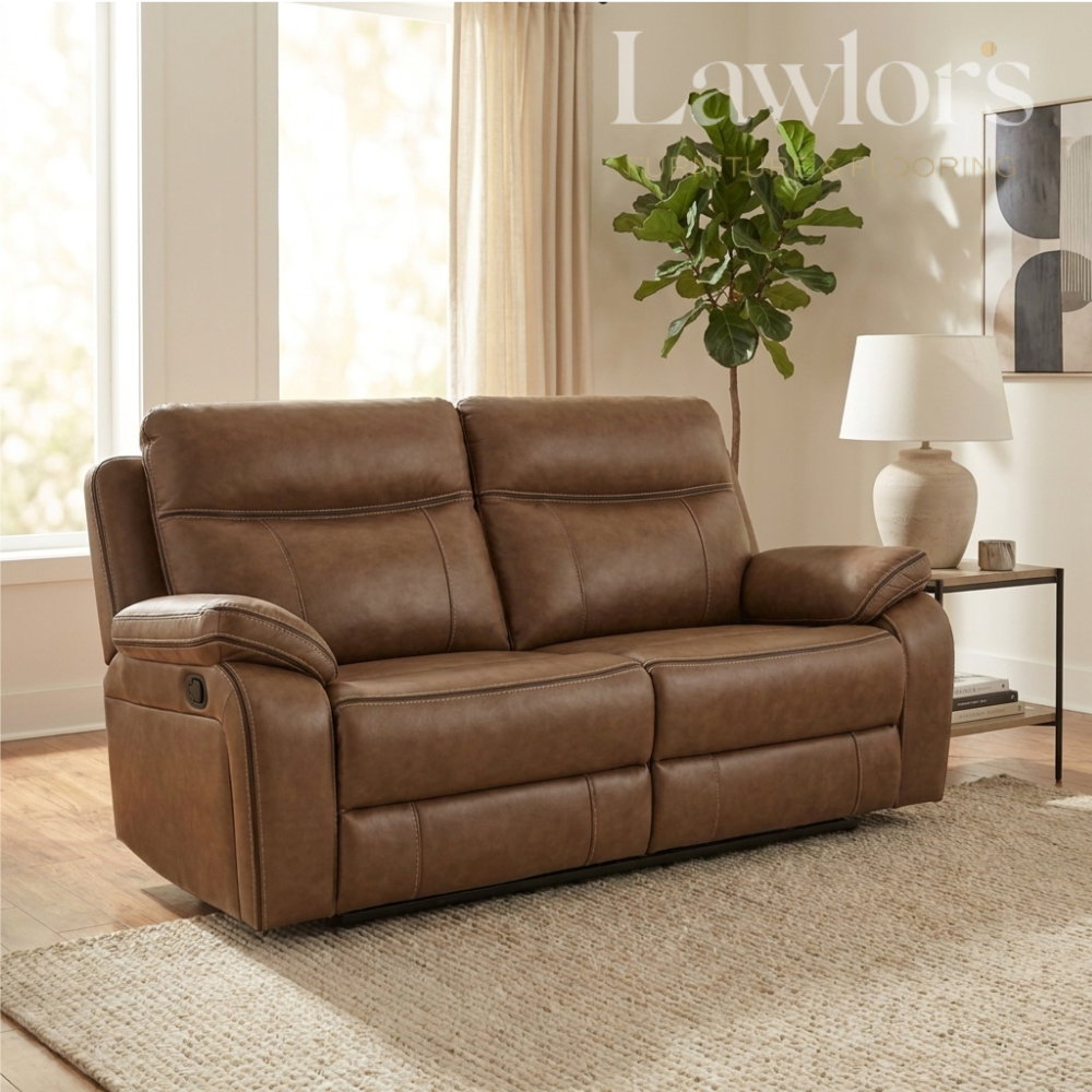 Kildare Recliner Sofa Set 3+2 - Tan