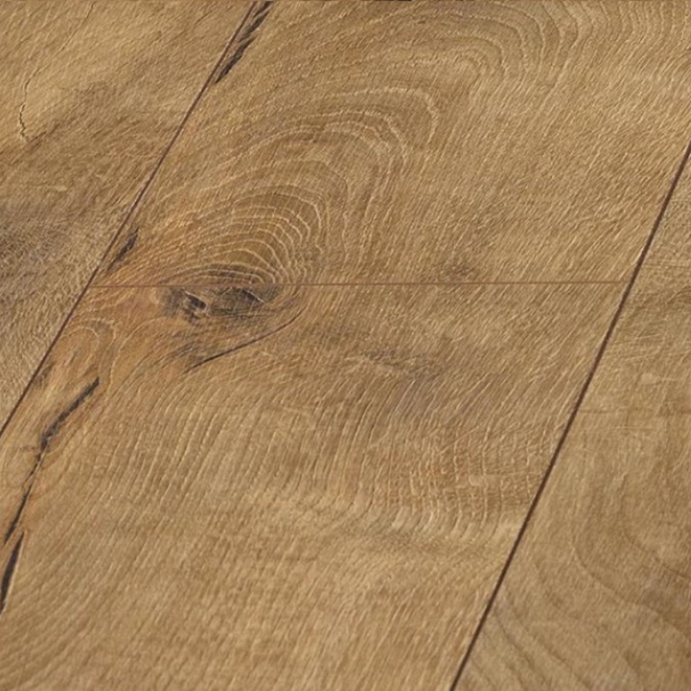 The Klara Laminate Flooring - 12mm features underfloor heating compatible, durable AC5 rating, easy Express Click installation and a 30 year warranty