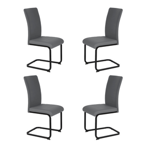 Lucy PU Dining Chair Grey