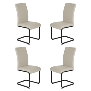 Lucy PU Dining Chair Taupe