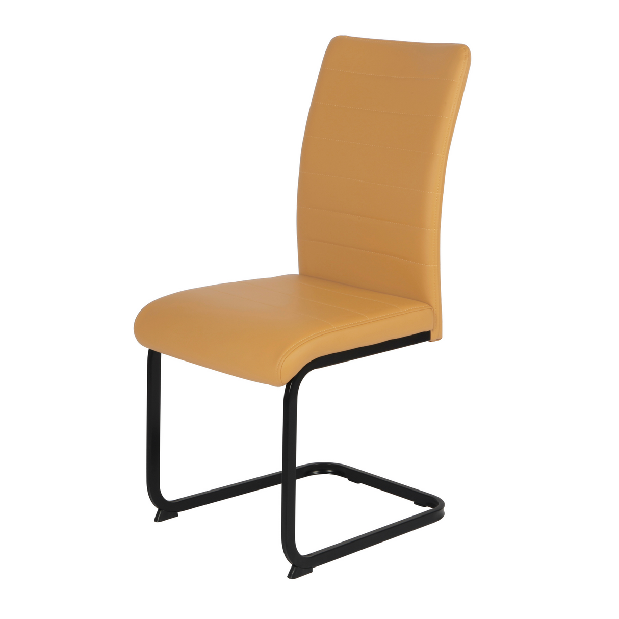 Lucy PU Dining Chair Yellow