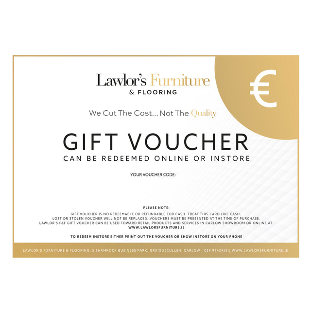 Lawlor's Printable Gift Voucher