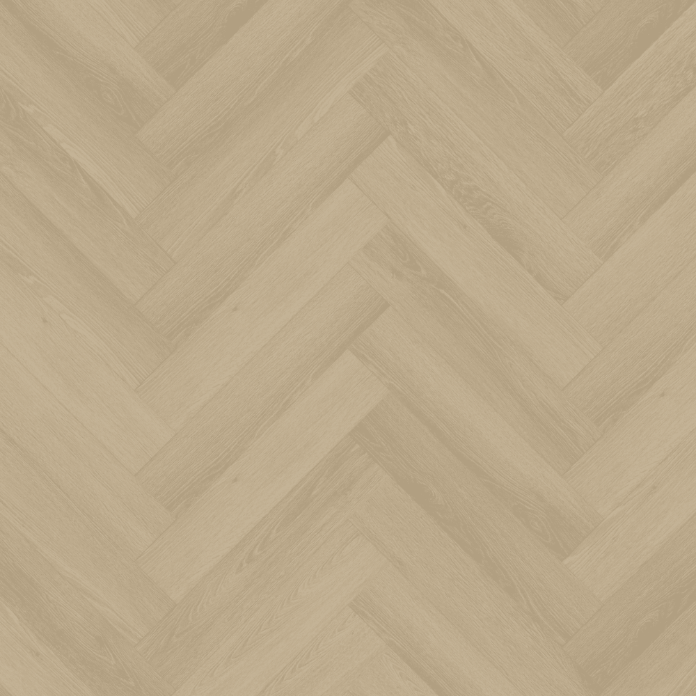 The Linen Oak Herringbone SPC Flooring - 4mm, classic design, AC5 durability, 100% waterproof, underfloor heating compatible