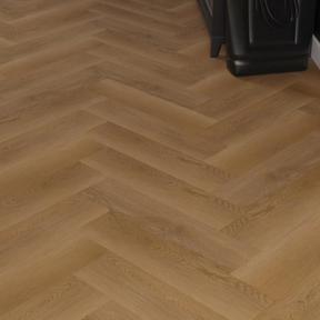 Lion Bro SPC Max Flooring 7mm offers a thick SPC core ensuring enduring beauty and stability, herringbone design and is 100% waterproof