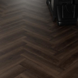 Lion Snitch SPC Max Flooring 7mm offers a thick SPC core ensuring enduring beauty and stability, herringbone design and is 100% waterproof