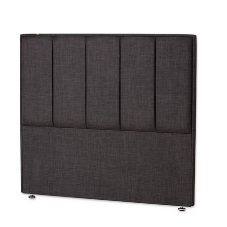 The Lisbon Fabric Headboard features 12" panelled with plush padding, custom fabric, colour & size options such as wall mount, adding style to any bed!