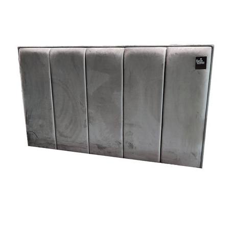 The Lisbon Fabric Headboard features 12" panelled with plush padding, custom fabric, colour & size options such as wall mount, adding style to any bed!