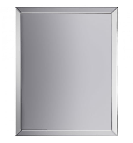 The Gallery Luna Overmantle Mirror in Silver features bevelled panels, sleek silver edge and versatile hanging options.