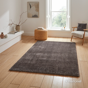 Introduce style with the Sierra Plain Shaggy Machine Made Rugs range with ultra soft pile, textured feel and durable machine made quality.