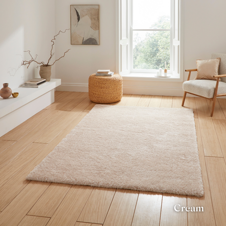 Introduce style with the Sierra Plain Shaggy Machine Made Rugs range with ultra soft pile, textured feel and durable machine made quality.