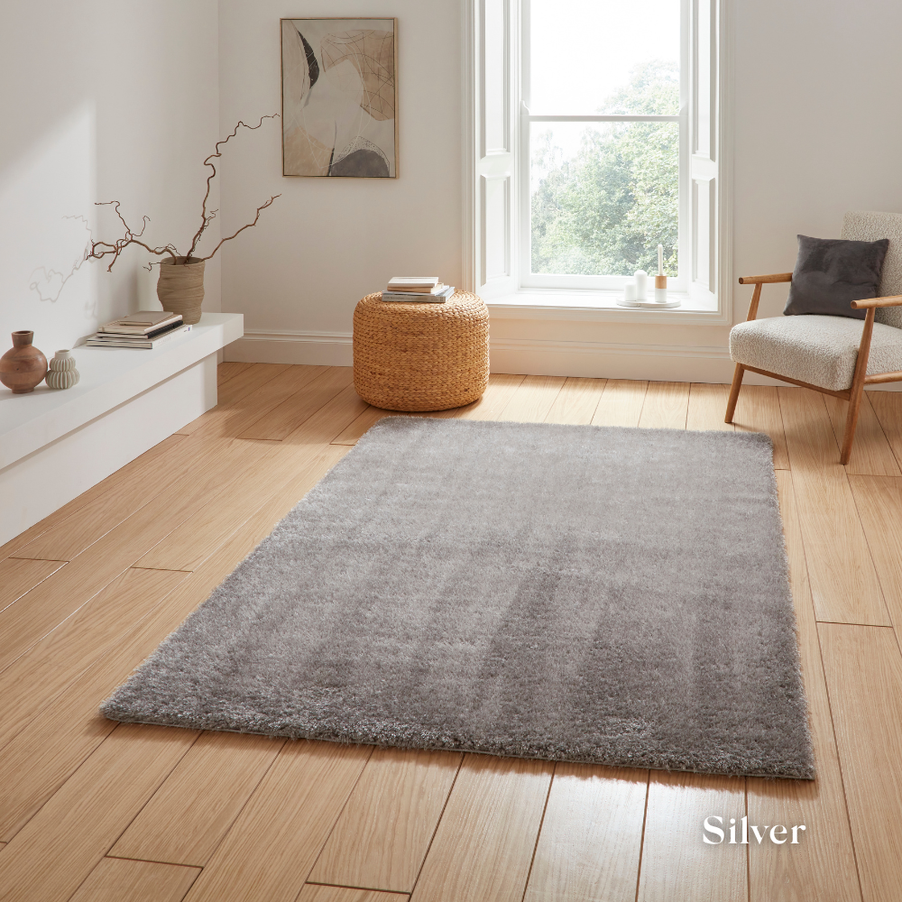 Introduce style with the Sierra Plain Shaggy Machine Made Rugs range with ultra soft pile, textured feel and durable machine made quality.