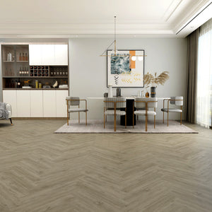 Liberty Rock Michigan Vinyl & SPC 5.2mm: 100% waterproof, acoustic underlay (18dB), scratch-resistant PU surface, and easy installation with Uniclic technology