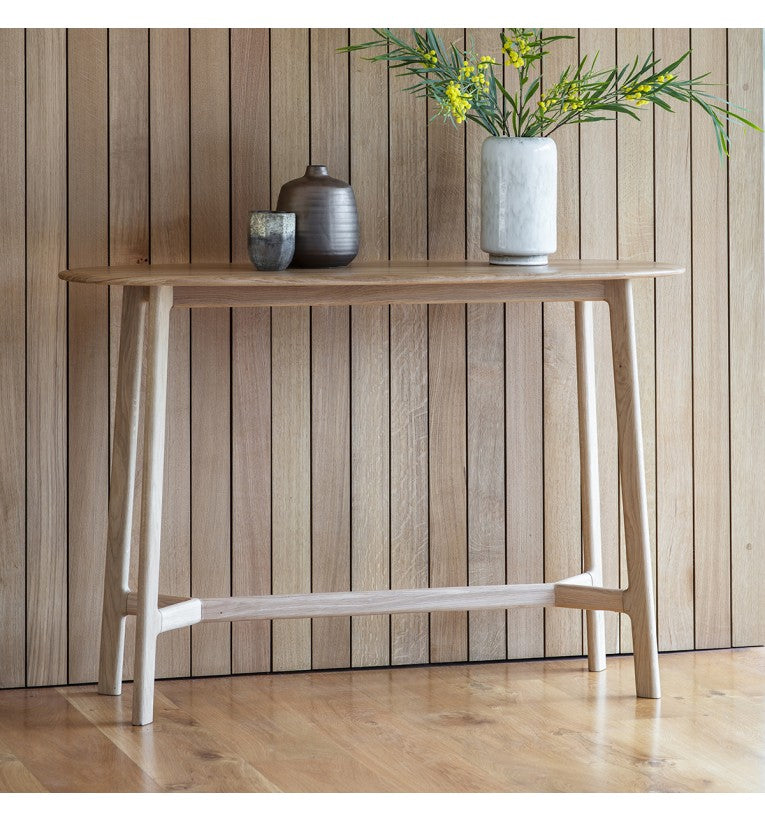 Gallery Madrid Console Table - Oak