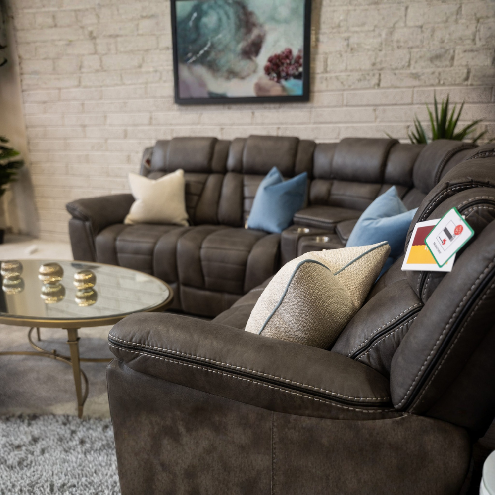Relax in style with the Magnus Recliner Sofa in Smoke Grey featuring plush comfort, smooth recline and a modern design make it perfect for any home